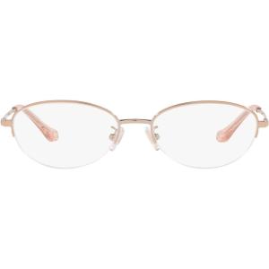 imageCoach Womens Hc5136 Oval Prescription Eyewear FramesShiny Rose GoldDemo Lens