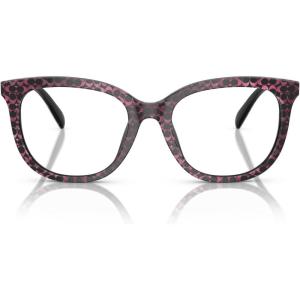 imageCoach Womens Hc6223u Universal Fit Square Prescription Eyewear FramesRuby Pearl Signature CDemo Lens
