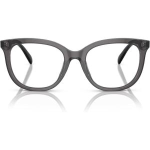 imageCoach Womens Hc6223u Universal Fit Square Prescription Eyewear FramesTransparent GreyDemo Lens