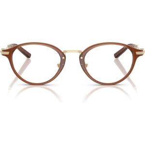imageCoach Womens Hc6268d Round Prescription Eyewear FramesTransparent BrownDemo Lens