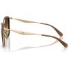 imageCOACH Womens Hc7170 Square SunglassesLight GoldBrownBrown Gradient