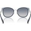 imageCOACH Womens Hc7170 Square SunglassesSilverBlueBlue Gradient