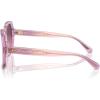 imageCOACH Womens Hc8395u Universal Fit Square SunglassesAmethystPink GradientBurgundy Gradient Polarized