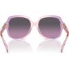 imageCOACH Womens Hc8395u Universal Fit Square SunglassesAmethystPink GradientPurple Gradient