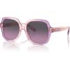 imageCOACH Womens Hc8395u Universal Fit Square SunglassesAmethystPink GradientPurple Gradient