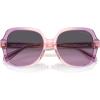 imageCOACH Womens Hc8395u Universal Fit Square SunglassesAmethystPink GradientPurple Gradient