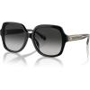 imageCOACH Womens Hc8395u Universal Fit Square SunglassesBlackGrey Gradient