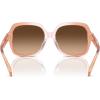 imageCOACH Womens Hc8395u Universal Fit Square SunglassesSaddleDusty Rose GradientBrown Gradient