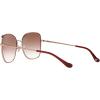 imageCoach HC7133 Sunglasses Shiny Rose GoldBurgundyBurgundy Gradient 57 mm