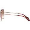 imageCoach HC7133 Sunglasses Shiny Rose GoldBurgundyBurgundy Gradient 57 mm