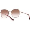 imageCoach HC7133 Sunglasses Shiny Rose GoldBurgundyBurgundy Gradient 57 mm