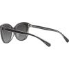 imageCoach HC8365U Universal Fit Sunglasses BlackTransparent GreyGrey Gradient 55 mm