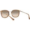 imageCoach Womens Hc7135 Square SunglassesLight GoldBrownLight Brown Grey Gradient