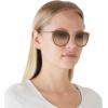 imageCoach Womens Hc7135 Square SunglassesLight GoldBrownLight Brown Grey Gradient