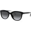 imageCoach Womens Hc8285u Universal Fit Square SunglassesBlackDark Grey Gradient Polarized
