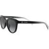 imageCoach Womens Hc8285u Universal Fit Square SunglassesBlackDark Grey Gradient Polarized