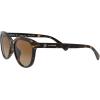 imageCoach Womens Hc8285u Universal Fit Square SunglassesDark TortoiseBrown Gradient Polarized