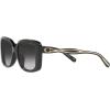 imageCoach Womens Hc8334u Universal Fit Butterfly SunglassesBlackGrey Gradient