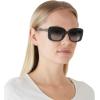 imageCoach Womens Hc8334u Universal Fit Butterfly SunglassesBlackGrey Gradient