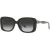 imageCoach Womens Hc8334u Universal Fit Butterfly SunglassesBlackGrey Gradient