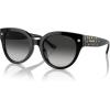 imageCoach Womens Hc8393u Universal Fit Round SunglassesBlackGrey Gradient
