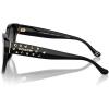 imageCoach Womens Hc8393u Universal Fit Round SunglassesBlackGrey Gradient