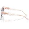 imageCoach Womens Hc8393u Universal Fit Round SunglassesTransparent ClearPurple Blue Pink Gradient