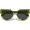 imageCoach Womens Hc8393u Universal Fit Round SunglassesTransparent Key LimeGrey Solid