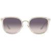 imageCoach Womens Hc7135 Square SunglassesLight GoldCrystalPurple Pink Gradient
