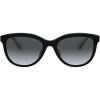 imageCoach Womens Hc8285u Universal Fit Square SunglassesBlackDark Grey Gradient Polarized