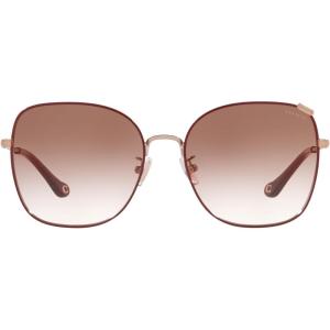 imageCoach HC7133 Sunglasses Shiny Rose GoldBurgundyBurgundy Gradient 57 mm