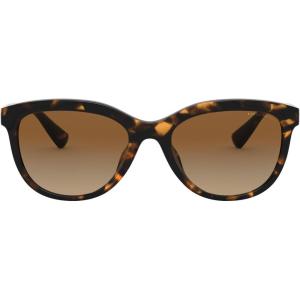 imageCoach Womens Hc8285u Universal Fit Square SunglassesDark TortoiseBrown Gradient Polarized