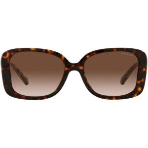 imageCoach Womens Hc8334u Universal Fit Butterfly SunglassesDark TortoiseDark Brown Gradient