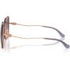 imageCOACH Womens HC7146BD Butterfly Sunglasses Shiny Rose GoldViolet Pink Gradient 60 mm