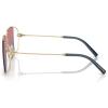 imageCOACH Womens Hc7174d Square SunglassesShiny Light GoldBlue Saddle Gradient