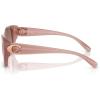 imageCOACH Womens Hc8407u Maxi C Hardware Universal Fit Oval SunglassesMilky BuffBrown Rose Gradient