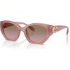 imageCOACH Womens Hc8407u Maxi C Hardware Universal Fit Oval SunglassesMilky BuffBrown Rose Gradient