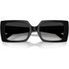 imageCOACH Womens Hc8409u Rivet Universal Fit Square SunglassesBlackGrey Gradient
