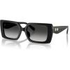 imageCOACH Womens Hc8409u Rivet Universal Fit Square SunglassesBlackGrey Gradient