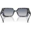 imageCOACH Womens Hc8409u Rivet Universal Fit Square SunglassesBlue Pearl TortoiseBlue Purple Gradient