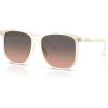 imageCOACH Womens Hc8413bd Square SunglassesIvory SolidWarm Grey Gradient