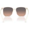imageCOACH Womens Hc8413bd Square SunglassesIvory SolidWarm Grey Gradient