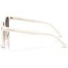 imageCOACH Womens Hc8413bd Square SunglassesIvory SolidWarm Grey Gradient