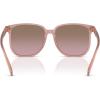 imageCOACH Womens Hc8413bd Square SunglassesMilky BuffBrown Rose Gradient