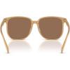 imageCOACH Womens Hc8413bd Square SunglassesMilky TeaBrown Solid