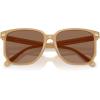 imageCOACH Womens Hc8413bd Square SunglassesMilky TeaBrown Solid