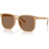 imageCOACH Womens Hc8413bd Square SunglassesMilky TeaBrown Solid
