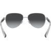 imageCoach HC7111 Sunglasses SilverDark Grey Gradient Polarized 57 mm