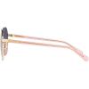 imageCoach Womens Hc7147 Hexagonal SunglassesShiny Light GoldBlue Pink Gradient