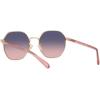 imageCoach Womens Hc7147 Hexagonal SunglassesShiny Light GoldBlue Pink Gradient